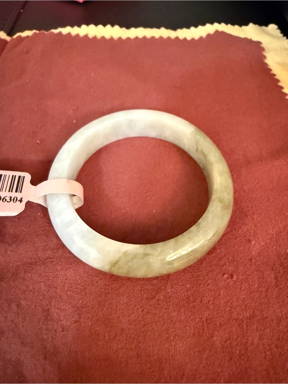 2 color mixed special Jade bangle 100% natural color typeA